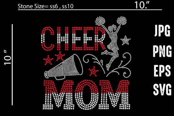 Celebrate the Squad: Unleashing Creativity with Cheer Mom Rhinestone Templates