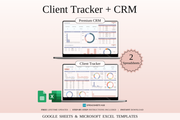 Client Tracker + CRM | Templates Excel: Streamline Your Workflow