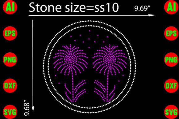 Flowers Rhinestone Templates Design: A Guide for Crafters