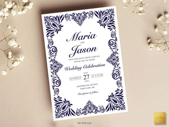 Mexican Wedding Invitations 12 Templates: Elegant Black & White Designs