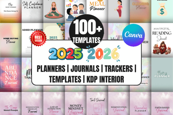Scale Your Digital Business with 300+ KDP & Canva Templates