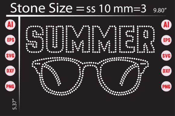 Sparkle All Summer: Your Guide to Rhinestone Template Designs