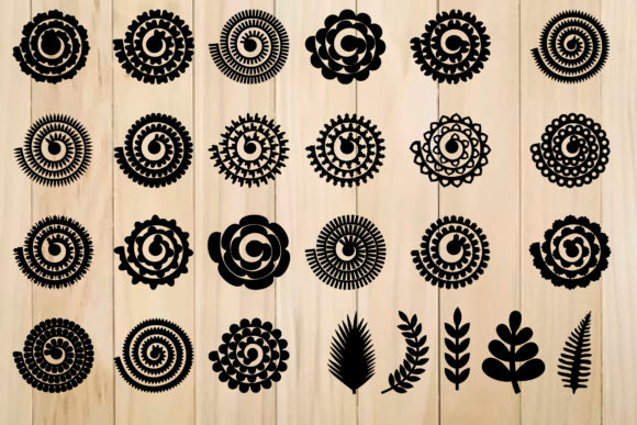 Unfolding Creativity: The 3D Rolled Paper Rose Template