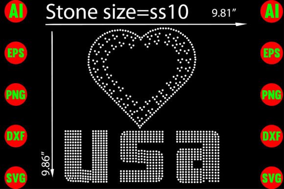 USA Rhinestone Templates: Sparkle Your Designs with Instant Style